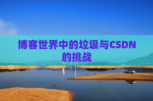 博客世界中的垃圾与CSDN的挑战